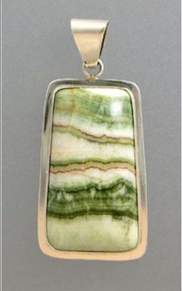 Onychipuncta, onychites - Banded Calcite - ленточный кальцит